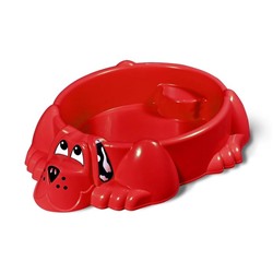 Песочница «Собачка», цвет красный 6999049
