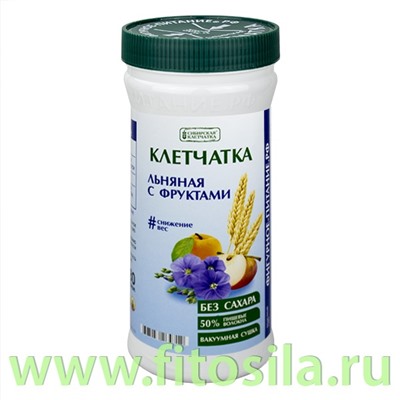 Сибирская клетчатка "Льняная с фруктами", 280 г