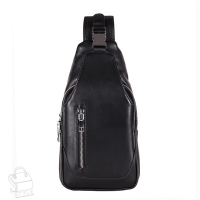 Рюкзак мужской кожаный 6809G black S-Style