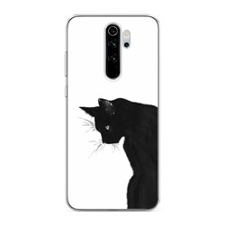 Силиконовый чехол Black cat на Xiaomi Redmi Note 8 Pro