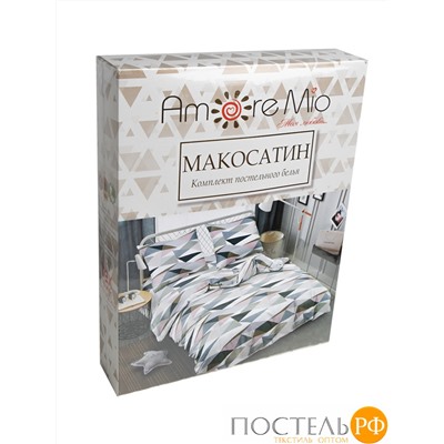 93788 Постельное бельё Amore Mio Мако-сатин Crystal Микрофибра Евро (BZ QR Crystal EURO M)