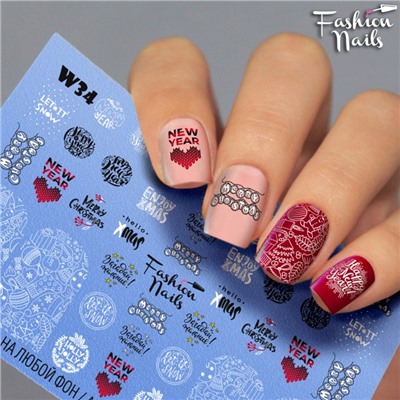 Fashion Nails, Слайдер-дизайн W34