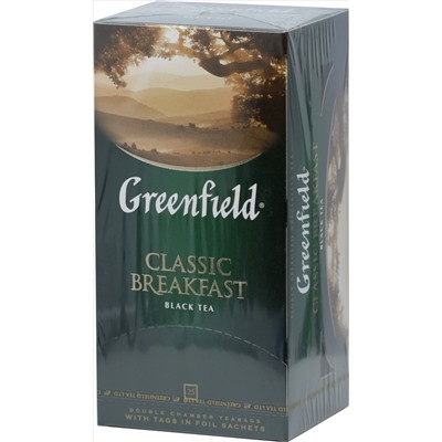 Greenfield. Classic Breakfast карт.пачка, 25 пак.