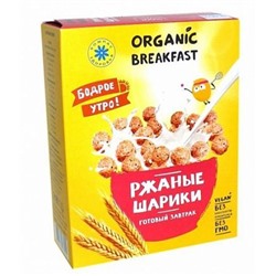 Завтраки сухие "Ржаные шарики" 100 г, Компас Здоровья