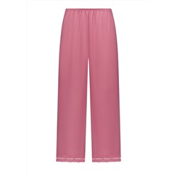 Атласные брюки, цвет розовый