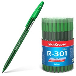 Ручка шариковая R-301 Stick.Original зеленая 0.7мм 46775 ErichKrause
