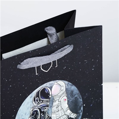 Пакет подарочный вертикальный «Ты просто космос», MS 18 х 23 × 10 см