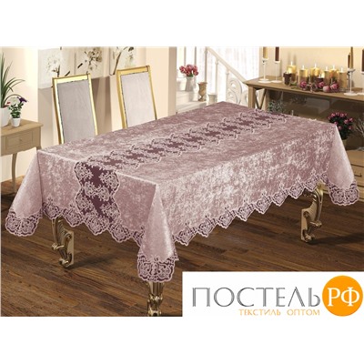 SK-300/04 Скатерть EFOR VIOLETTA 160*220 прямоугольная пудровый