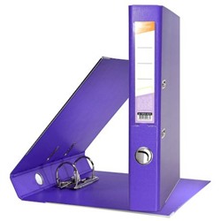 Папка-регистратор 55 мм PVC 2-стор. фиолетовый, с уголками P2PVC-55/Flt inФОРМАТ