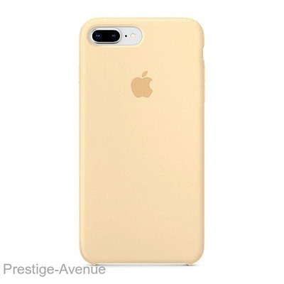 Кремовый силиконовый чехол для iPhone 7/8 Plus Silicone Case