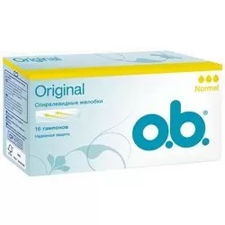 o.b. Original Normal - Тампоны женские гигиенические, 16 шт