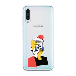 Силиконовый чехол Geometric art на Samsung Galaxy A50