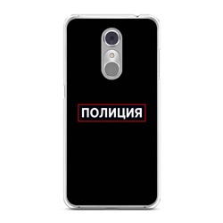 Силиконовый чехол Police logo на ZTE Blade A910