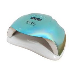 Лампа для ногтей SUN X LED-UV 54 Вт, Голубой металлик Зеркальная