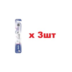 Oral-B UltraThin Зубная щетка Уход за деснами Серебро Ультратонкая 3шт