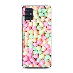 Силиконовый чехол Marshmallows на Samsung Galaxy A51