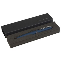 Ручка автоматическая шариковая 1.0мм "SIENNA" синяя, (корпус синий, футляр черный) 20-0222/09 Bruno Visconti