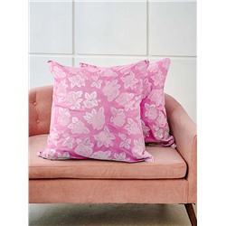 Текс-Плюс / Наперник для подушки из тика с кантом - Розовый