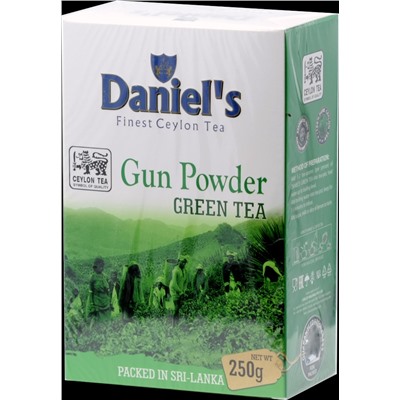 Daniel's. Gun Powder green tea 250 гр. карт.пачка