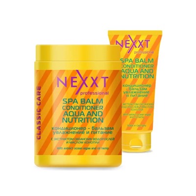 Кондиционер-бальзам NEXXT Professional увлажнение и питание (SPA Balm Conditioner AQUA and Nutrition), 200 мл