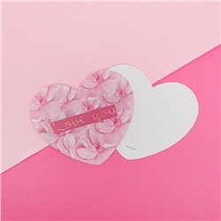 Открытка-валентинка «Love you», 7 х 6см