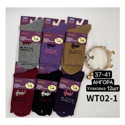 Женские носки тёплые Мини WT02-1