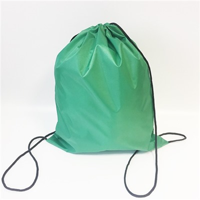 Сумка-рюкзак для сменной обуви зеленый