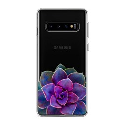 Силиконовый чехол Каменная роза арт на Samsung Galaxy S10
