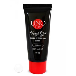 AcrylGel Uno Lux, Clear , 60 ml.