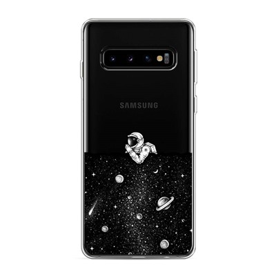 Силиконовый чехол Космический сон на Samsung Galaxy S10