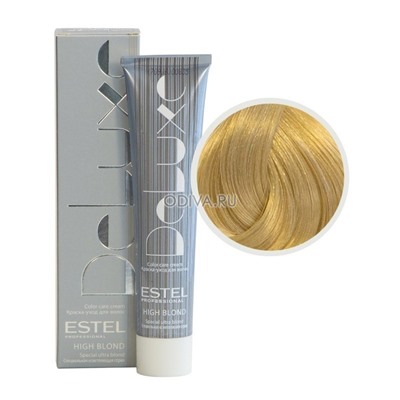 Estel, De Luxe High Blond - краска-уход (113 пепельно-золотистый блондин ультра), 60 мл