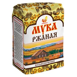 Мука ржаная цельнозерновая Деревенская 1 кг.