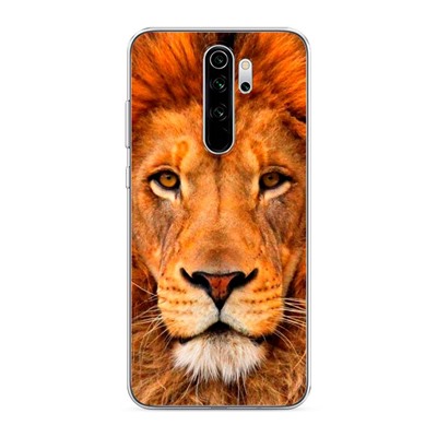 Силиконовый чехол Благородный лев на Xiaomi Redmi Note 8 Pro