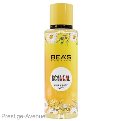 Мист для тела и волос Beas Body & Hair Scandal (Jean Paul Gaultier Scandal) 250 ml