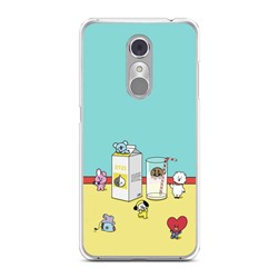 Силиконовый чехол BT21 BTS вечеринка на ZTE Blade A910