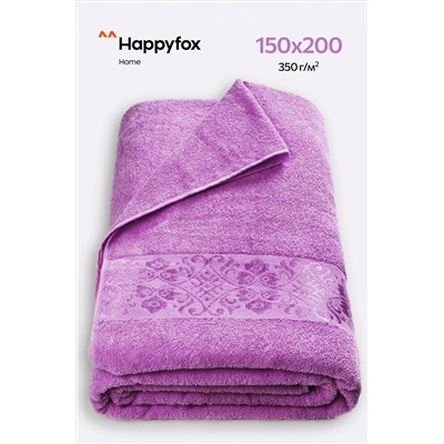 Махровая простыня 150Х200 Happy Fox Home