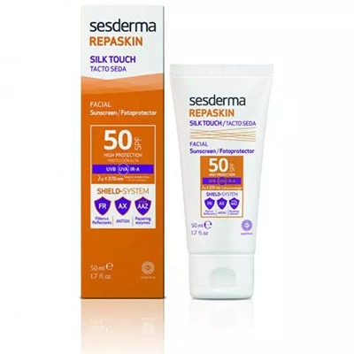 Солнцезащитное средство с нежностью шелка для лица SPF 50, 50 мл