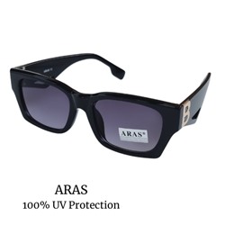 Очки солнцезащитные женские ARAS, черные, 8816 С1, арт. 129.041