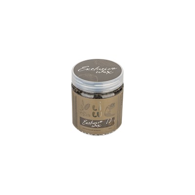 Lilu, воск полимерный в гранулах в банке Exclusive Wax (02 Шоколадный Фондан), 300 гр