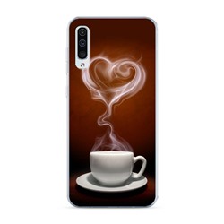 Силиконовый чехол Кофейная любовь на Samsung Galaxy A50