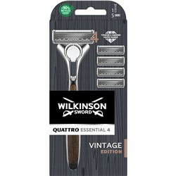 Станок для бритья Schick (Wilkinson Sword) QUATTRO Titanium Vintage Edition (+5 кассет)