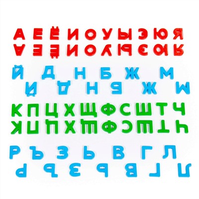 Набор "Первые уроки" (66 букв) (в пакете)