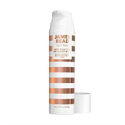 Ночная маска для тела уход и загар темная Sleep Mask Tan Go Darker Body 200 мл