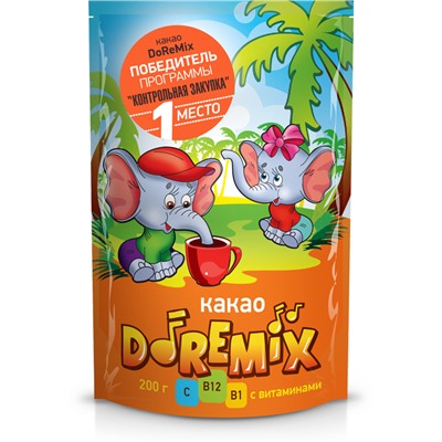 Лантэль. Какао DoReMix 200 гр. мягкая упаковка