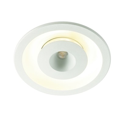 Встраиваемый светильник светодиодный Novotech, 6 Вт, 220 В, 95x95 мм, d=95 мм, белый