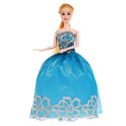 Кукла-модель шарнирная «Лили» в платье, цвет голубой 9046738