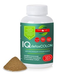 IQ detoxCOLON (детокс кишечника), 100 гр., Сиб-КруК