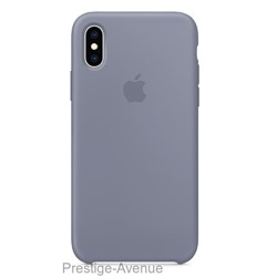 Силиконовый чехол для iPhone XS -Тёмная лаванда (Lavender Gray)