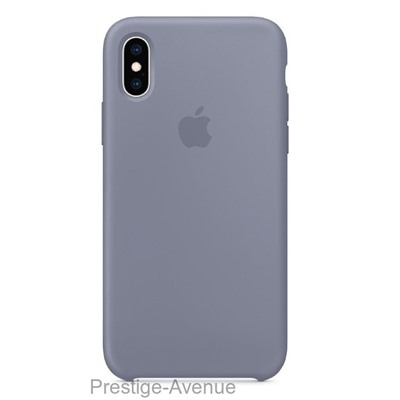 Силиконовый чехол для iPhone XS -Тёмная лаванда (Lavender Gray)