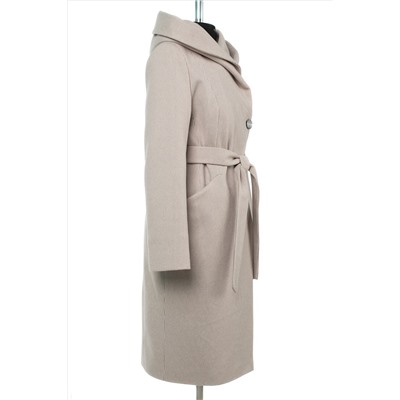 01-10826 Пальто женское демисезонное (пояс)